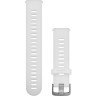 Ремешок GARMIN QUICK RELEASE BAND 20MM WHITE/STAINLESS FR245 10585
